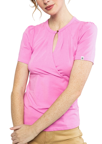 Criss Cross Coeur, summer stawberry pink