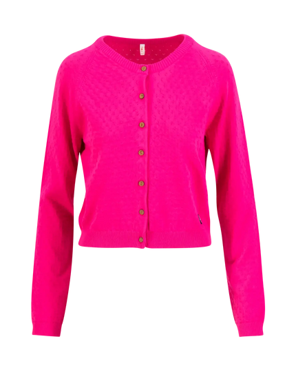 Sød strik, pink dragefrugt strik