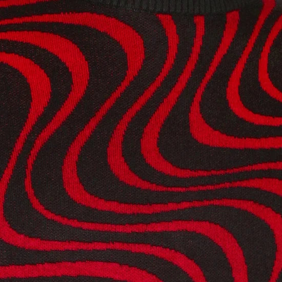 Wavyline black-red