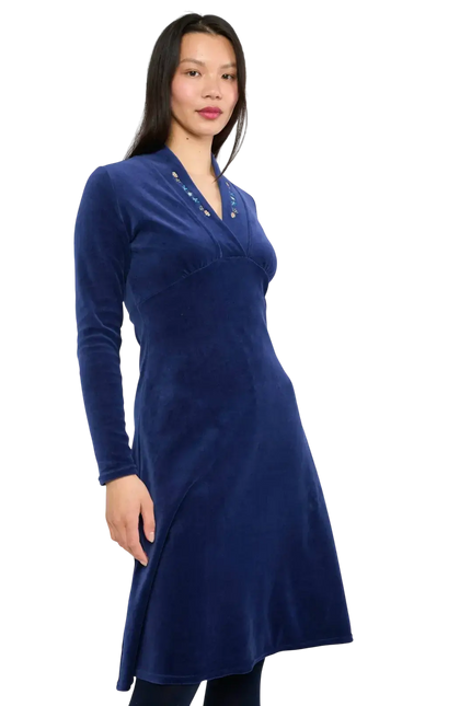 Samt Glamour Aura, indigoblaue Tiefen