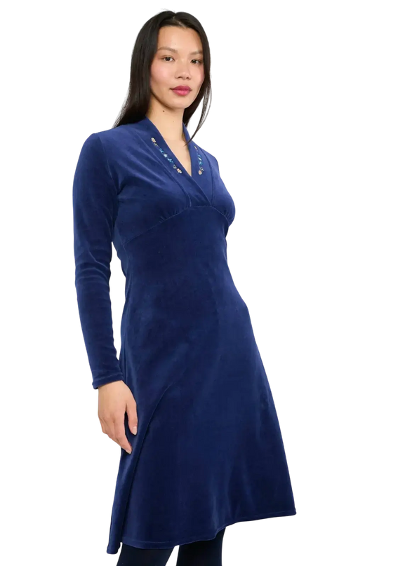 Aura Glamour Velours, bleu profonde indigo