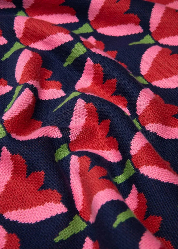 BLUTSGESCHWISTER Knitted Jumper Cold Day Warm Heart