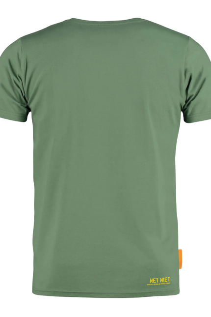 Okimono shirt Net Niet, hedge green