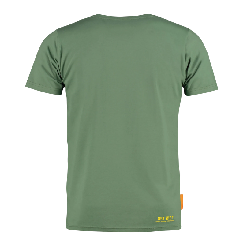 Okimono shirt Net Niet, hedge green