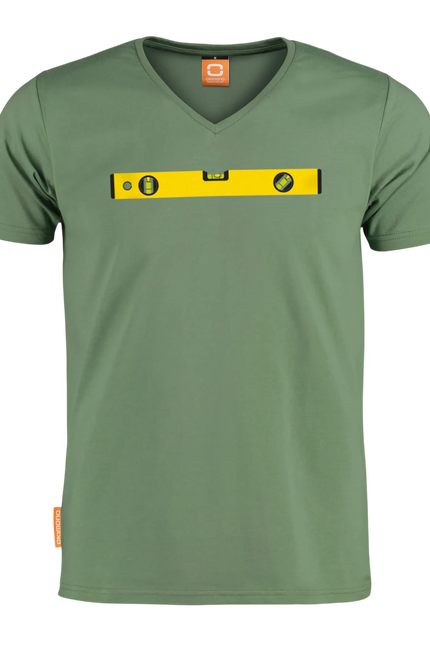 Okimono shirt Net Niet, hedge green