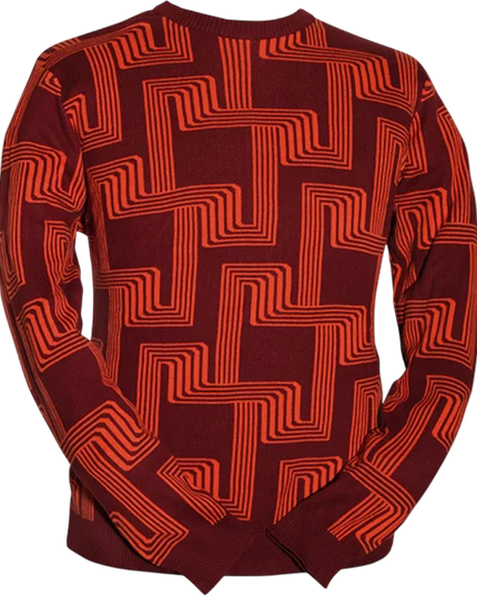 Lines aubergine-orange