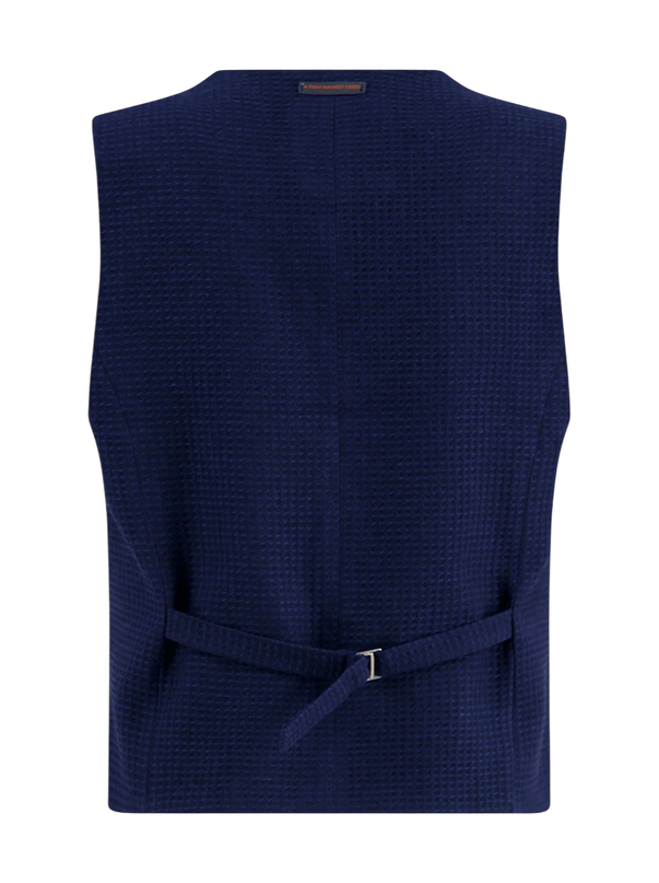 Waistcoat small structure navy