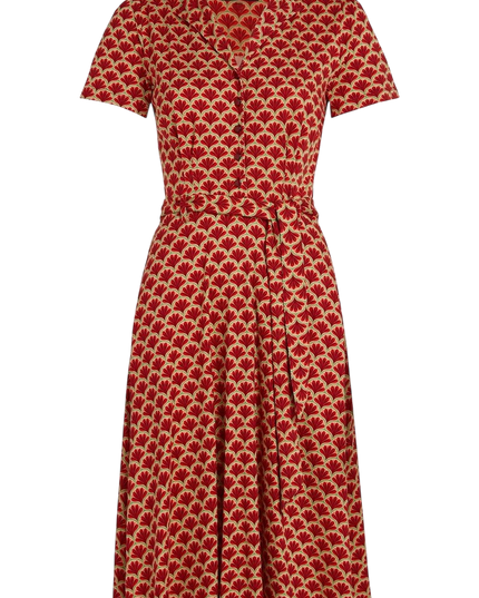 King Louie Sheeva Dress Touche True Red