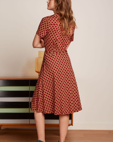 King Louie Sheeva Dress Touche True Red