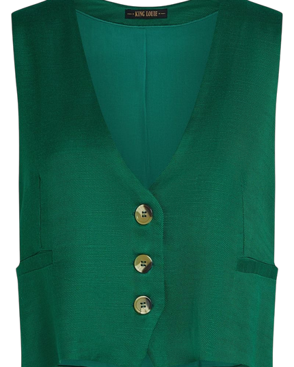 KING LOUIE Cissy Gilet Cameron Nile Green