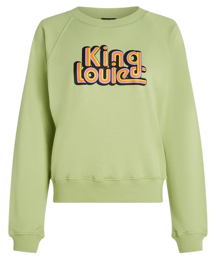 KING LOUIE SUÉTER FEBE VERDE MARGARITA MELocotón