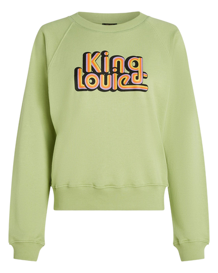 King Louie Febe Sweater Peachy Margarita Green