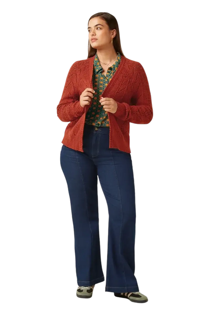 KIING LOUIE Blanca Cardi Orcia - Spicy Brown