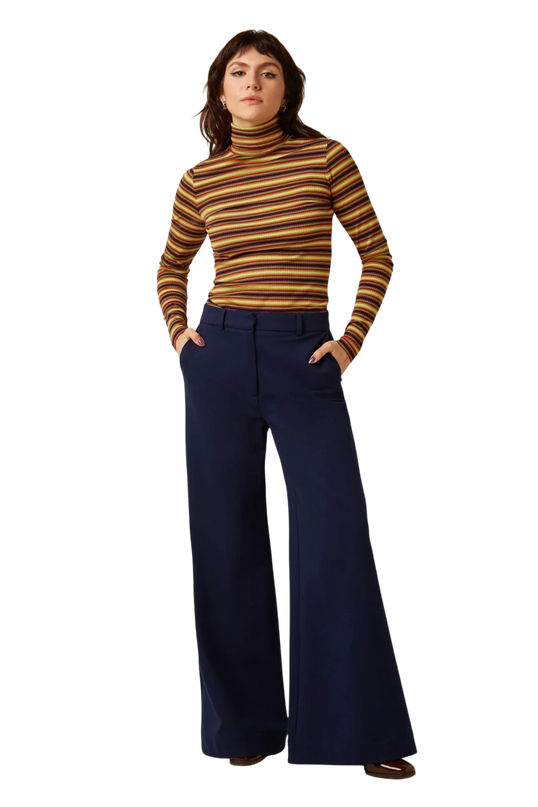 Rollneck Top Eira Stripe multi color