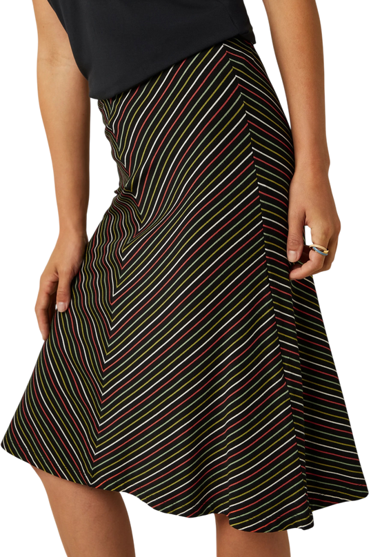 Juno Panel Skirt Menchine Stripe