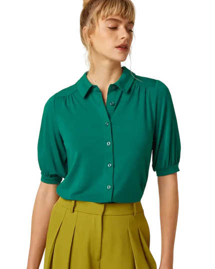 Carina Blouse Tulum Vert Ponderosa