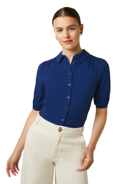 Carina Blouse Tulum Mazarine Ponderosa