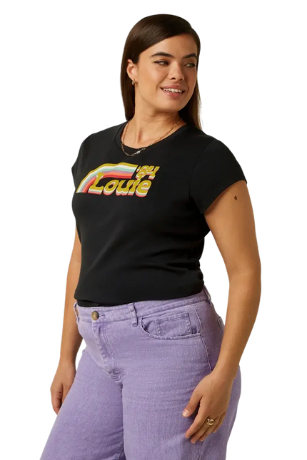KING LOUIE Cath Tee Placement Print