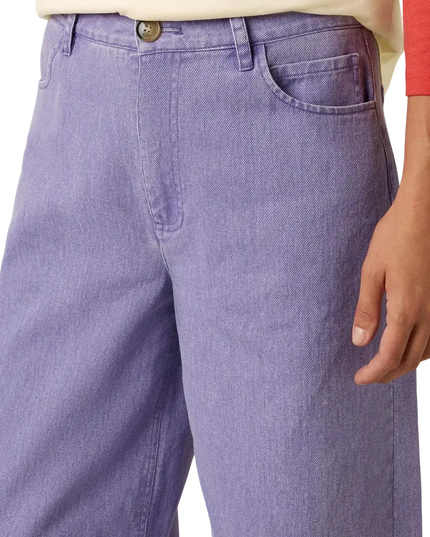 KING LOUIE Peppa Pants Colored Denim Sheer Lilac