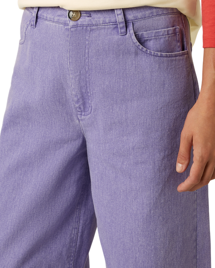 Peppa Pants Colored Denim Sheer Lilac
