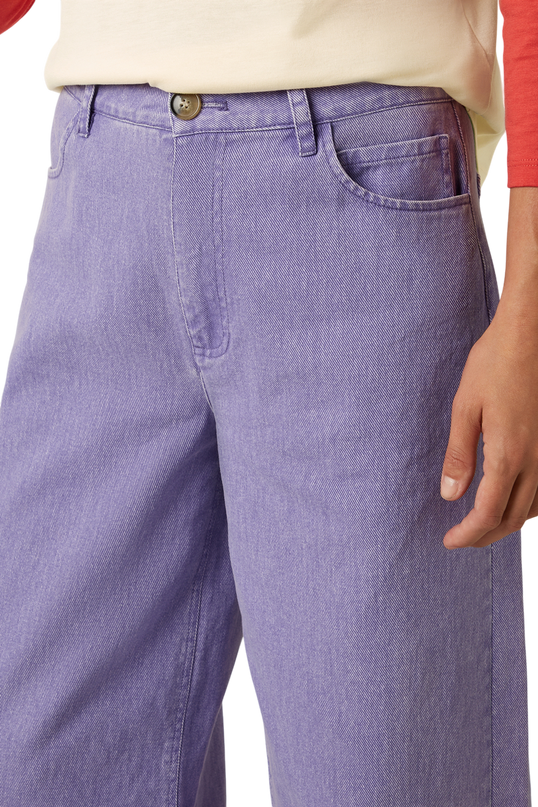 Peppa Pants Colored Denim Sheer Lilac
