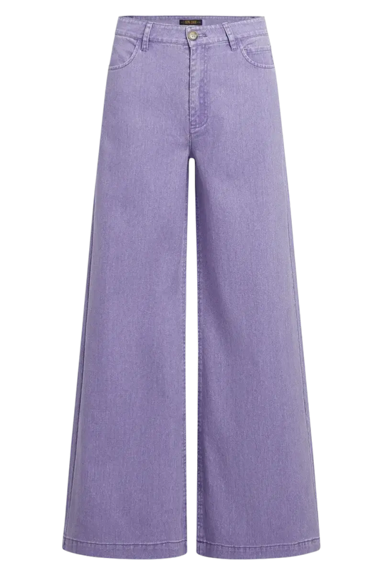 Peppa Pants Colored Denim Sheer Lilac