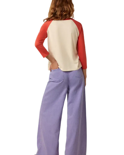 KING LOUIE Peppa Pants Colored Denim Sheer Lilac