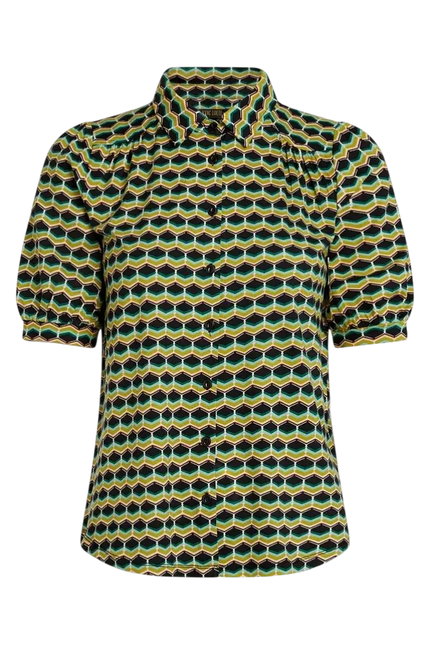 KING LOUIE CARINA BLOUSE DRIFT