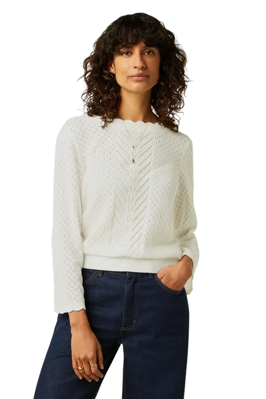 Audrey Top Rocky Ajour White