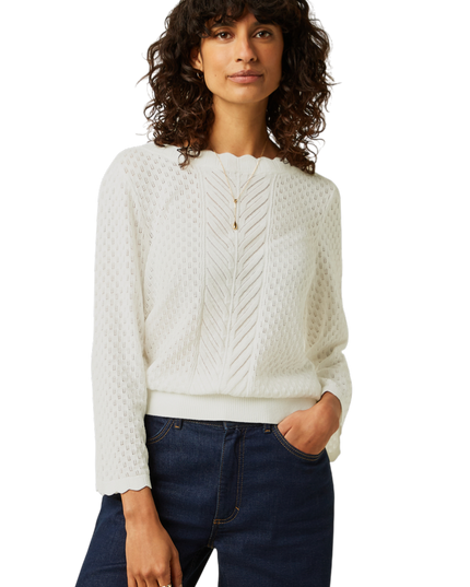 Audrey Top Rocky Ajour White