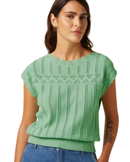 Liora Top Rocky Ajour Minty Meadow