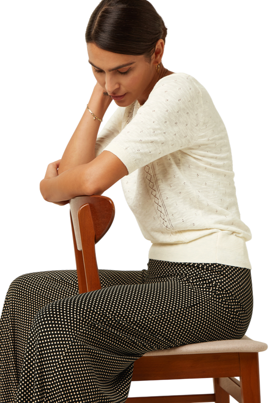 Border Palazzo Pants Piper