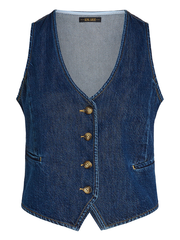 GILET PLAYA DENIM