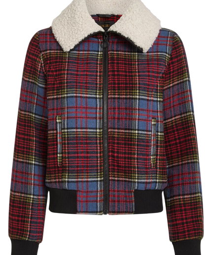 KING LOUIE Arizona jacket Banda Check, horizon blue