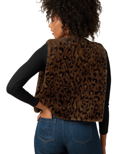 KING LOUIE Viva vest Billy, rum brown