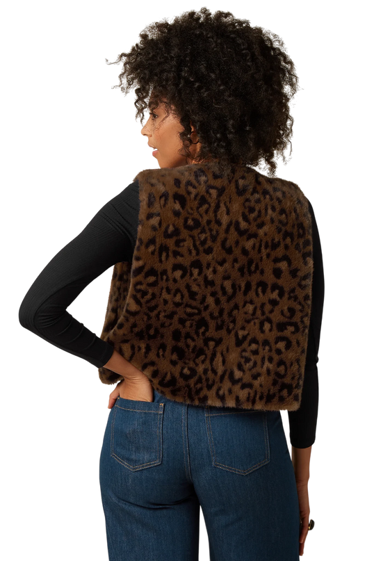 KING LOUIE VIVA GILET BILLY, RUM BROWN