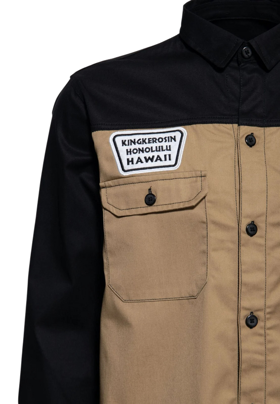 The Islander black & ecru