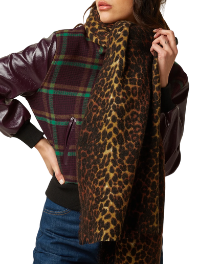 KING LOUIE Fargo scarf, cognac orange