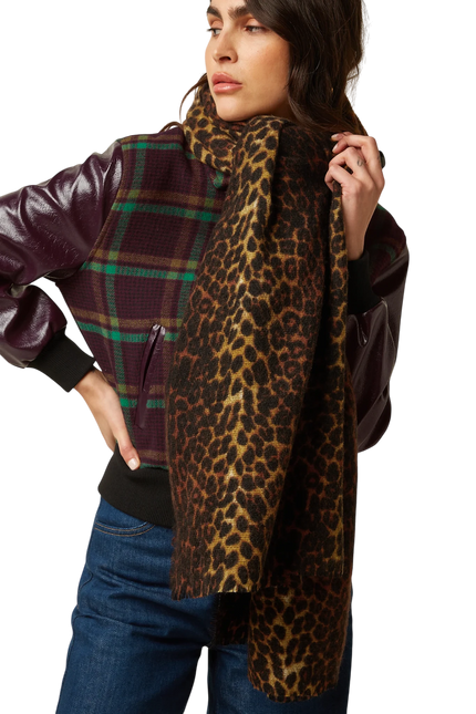 KING LOUIE FARGO SCARF, COGNAC ORANGE