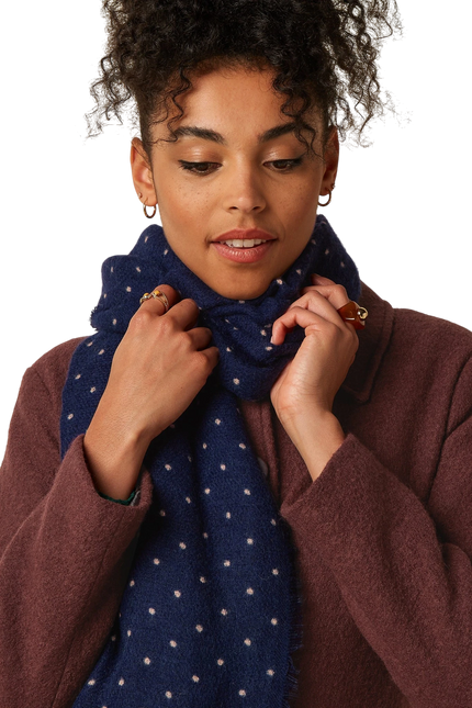 KING LOUIE FRECKIE SCARF, INK BLUE