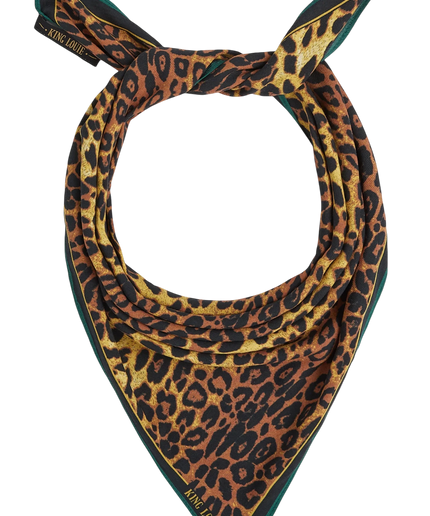KING LOUIE Fargo twill scarf, black