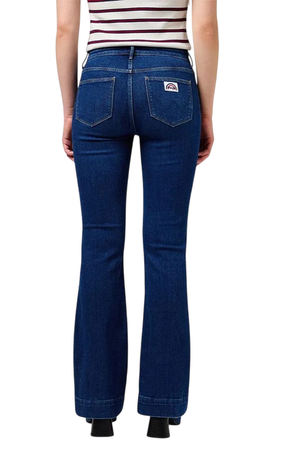 WRANGLER FLARE JEANS, DARK WASH