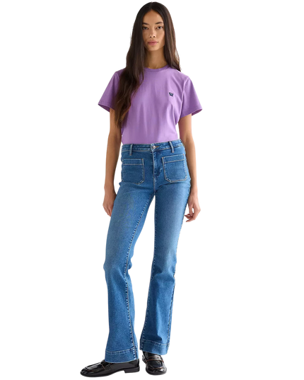 WRANGLER FLARE JEAN, RAVEN