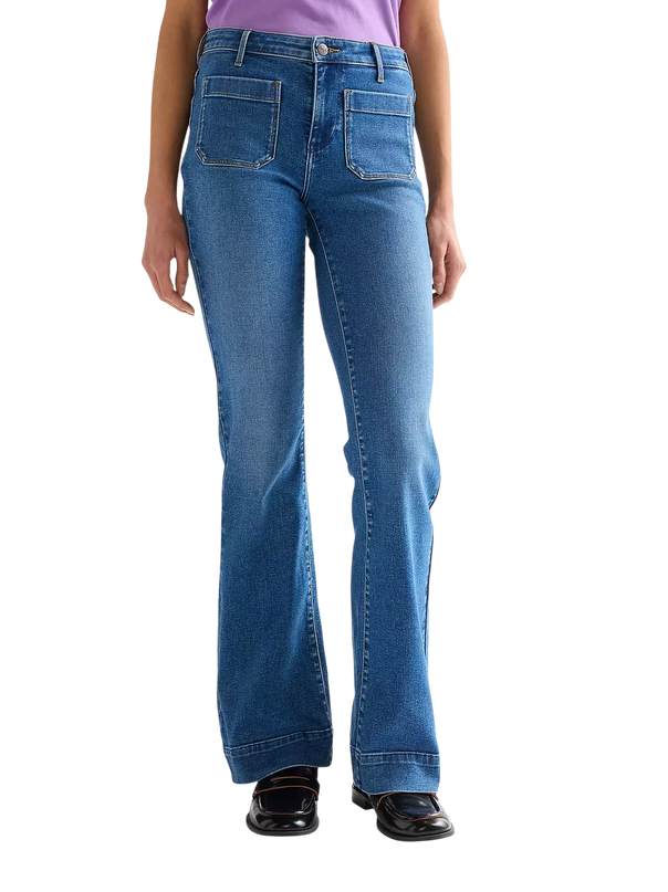 WRANGLER FLARE JEAN, RAVEN