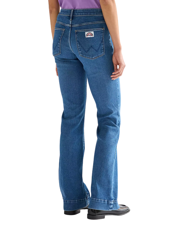 WRANGLER FLARE JEAN, RAVEN