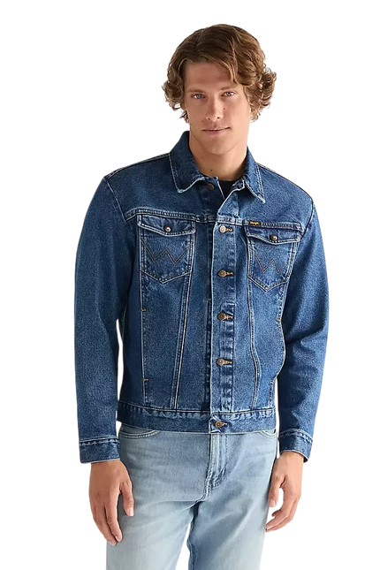 Wrangler regular cowboy cut jacket, stonewash