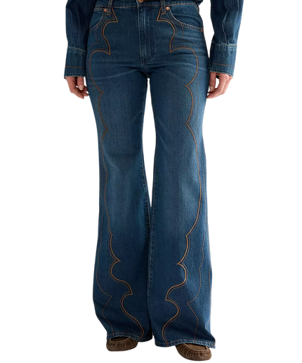 WRANGLER WESTERN 70S ROZKLOSZOWANE SALOON SHADOW
