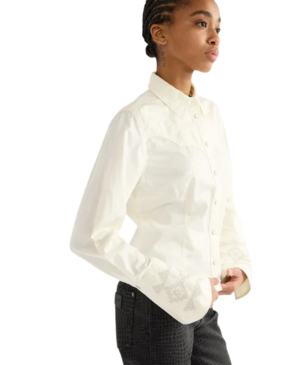 BLUZKA WRANGLER BELL WESTERN SLIM CZAPLA