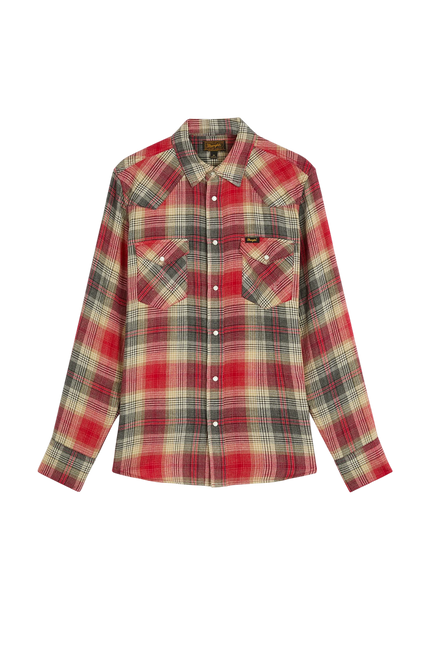 Wrangler regular western shirt, chili pepper