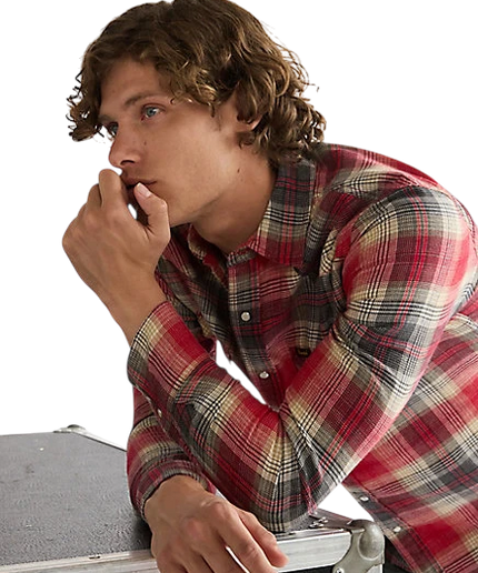 CAMISA WESTERN REGULAR WRANGLER, CHILI PEPPER